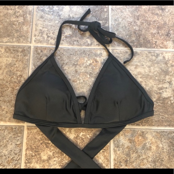 🔥Last 1🔥Black push-up tie halter bandage bikini - Picture 5 of 8